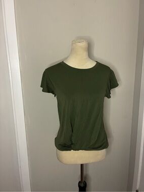 Time and Tru Olive Green Top